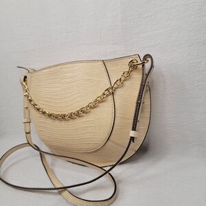 Ulla Johnson Mira Dune Lizard Embossed calfskin Crossbody Clutch